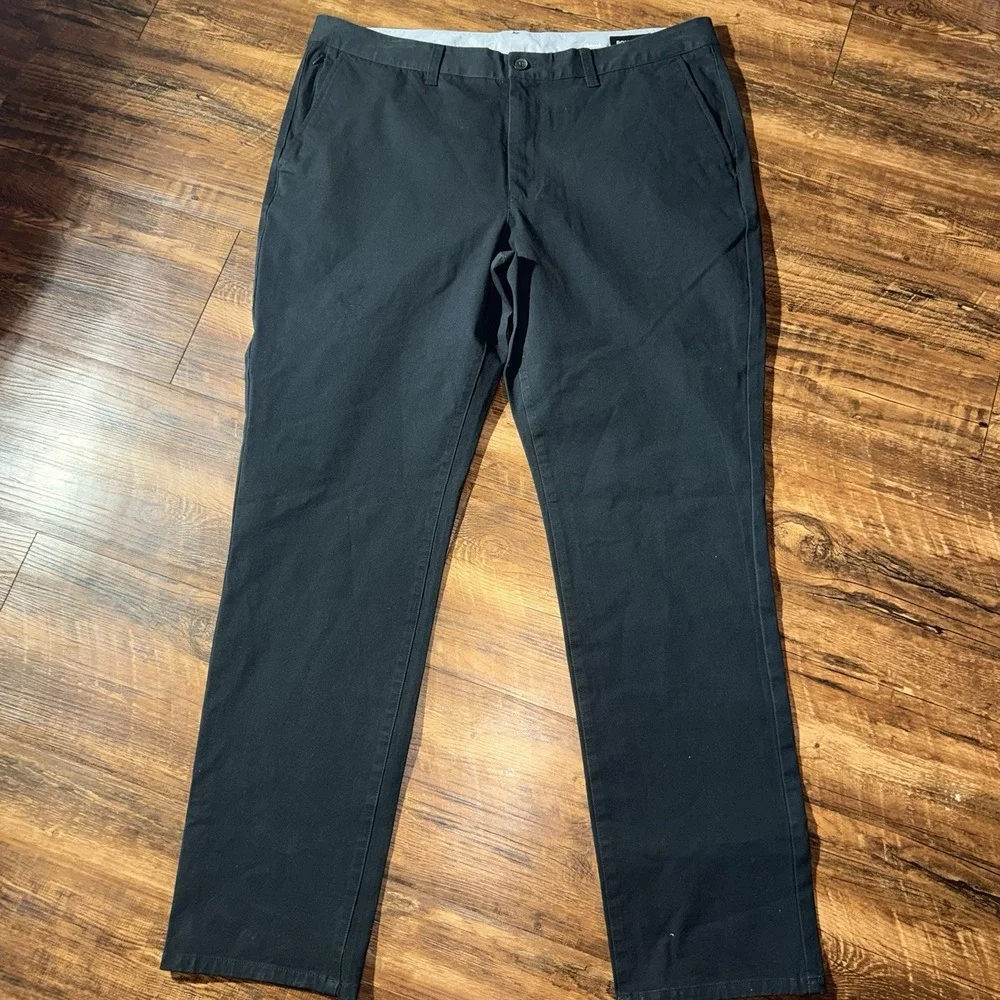 Bonobos Black Slacks Men's 38x32 Slim Office‎ Wear